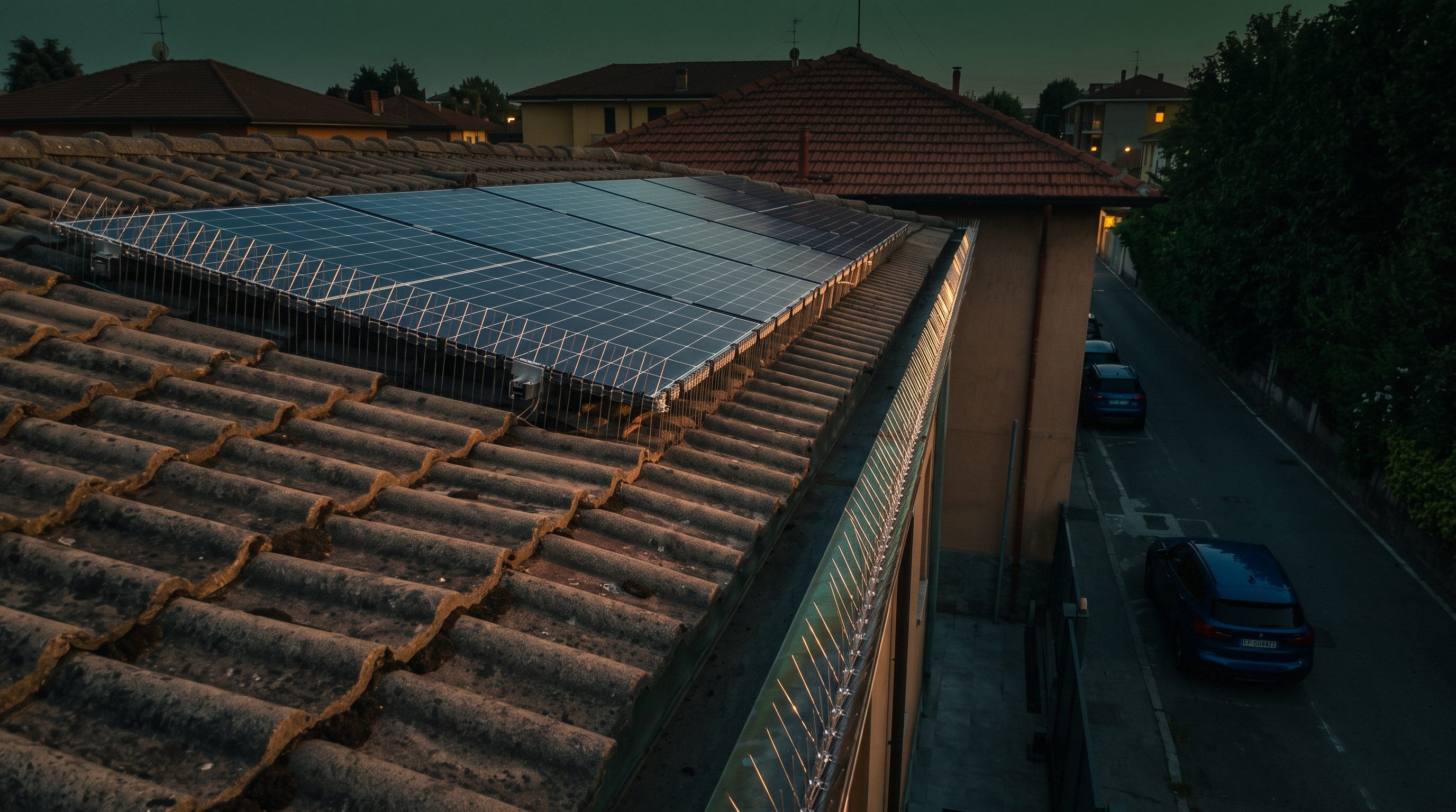 Barriere fotovoltaico senza fori